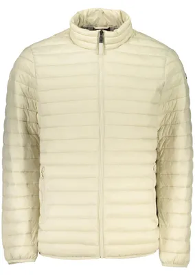 Produktbild von Beige Norweger Herrenjacke, langärmelig, mit Reißverschluss und Taschen
