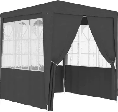 Immagine prodotto di Gazebo Professionale con Pareti 2x2 m Antracite 90 g/m²