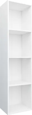 Immagine prodotto di vidaXL Libreria/TV Bianco 36×30×143 cm Materiale a base di legno - Librerie e scaffalature