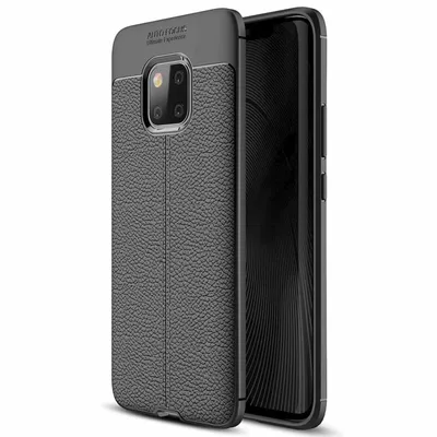 Obrázek produktu pro NALIA pouzdro na mobilní telefon koženého vzhledu pro Huawei Mate 20 Pro, tenký silikonový kryt