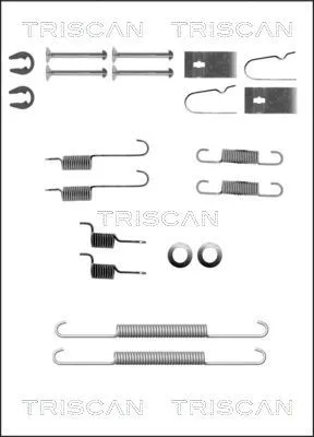 Produktbild von TRISCAN Zubehörsatz Bremsbacken 8105 182003 hinten für NISSAN MICRA IV (K13)
