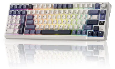 Obrázok produktu pre Mechanická bezdrôtová klávesnica – numerická klávesnica (pre ľavákov) – 98 kláves – RGB podsvietenie