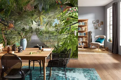 Obrázok produktu pre Trenddeko KO8-977, Zelená, Obrázok, 3680 mm, 2540 mm