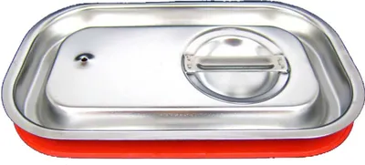 Produktbild von GN 1/4 Deckel Gastronormbehälter Silikon Abdeckung GN-Behälter Edelstahl