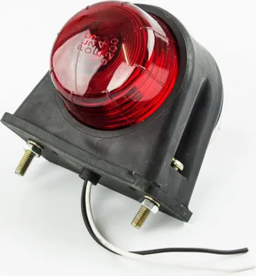 Produktbild von Begrenzungsleuchte 67x78x87mm 12/24V rot weiß Positionsleuchte Umrissleuchte
