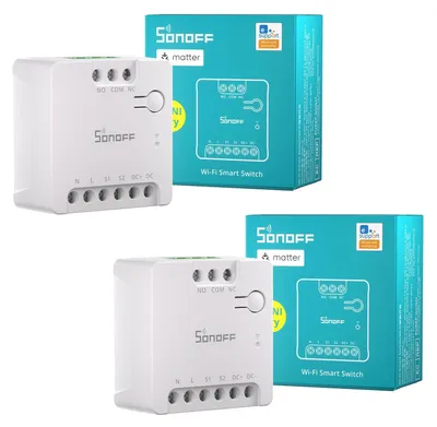 Smart Switch 2er-Pack, WiFi, Trockenkontakt, Matter, 8W