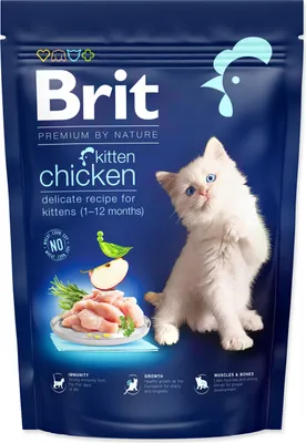 Image de BRIT Premium by Nature Chaton Poulet 800 g