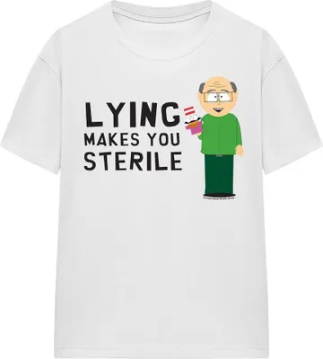 Produktbild von South Park - "Lying Makes You Sterile" T-Shirt für Herren/Damen Uni TV15960 (L) (Weiß)