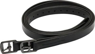 Image de Sangle d'étrier Horseguard Glitter noire avec application pailletée, QHP17_Taille : 115