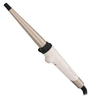 Produktbild von Remington CI4740 Shea Soft Konischer Lockenstab mit Keramikbeschichtung, 13–25 mm, 200 °C, Beige/Schwarz