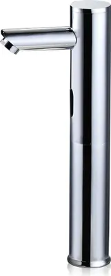 Produktbild von Automatischer Wasserhahn, berührungsloser Sensor, deckmontiert, modernes Design, Silber