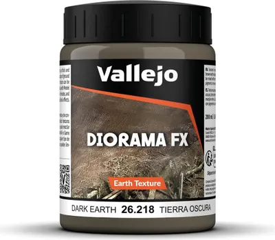 Image de Vallejo Diorama FX Peinture Acrylique Texture Terre Réaliste, 200 ml. Pour Simuler Textures de Terrain, Terre, Neige, Eau et Boue pour Maquettes et Modélisme