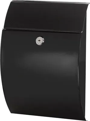 Image de Boîte aux lettres extérieure en acier S (format A5) - Noir - Facile à installer