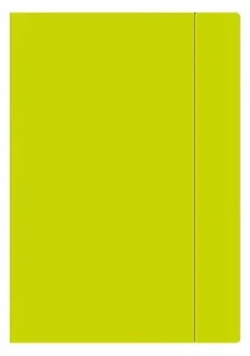 Zdjęcie produktu dla Teczka z gumką A4+ Fluo limonkowa