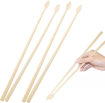 Zdjęcie produktu dla Ergonomiczne pałeczki do jedzenia, 25 cm, wielokrotnego użytku, antypoślizgowe, do kuchni