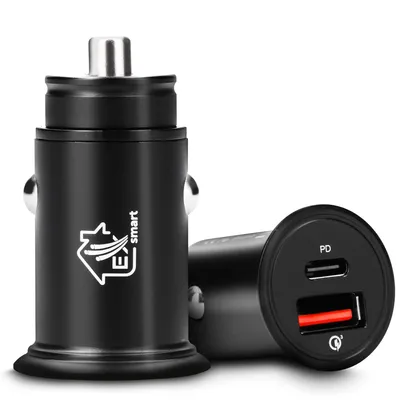 Produktbild von Extralink Auto Ladegerät 38W USB-C USB-A PD Adapter