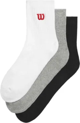Produktbild von Wilson Quarter Top Socken 3 Einheiten Mehrfarbig EU 43-46 Mehrfarbig EU 43-46