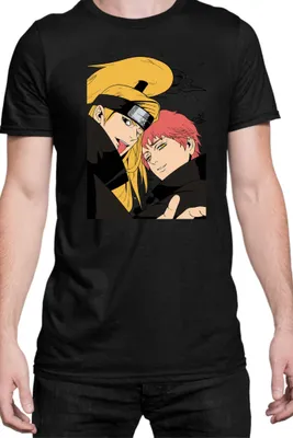 Produktbild von Herren T-Shirt Naruto Dedara & Sasori, Man 3XL / Schwarz
