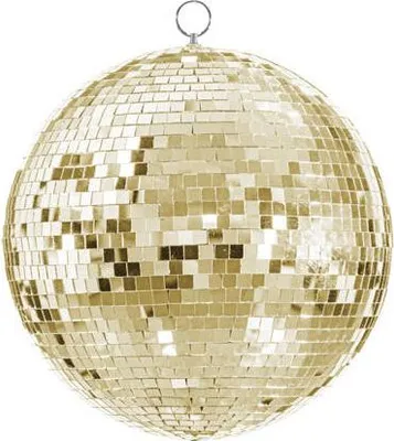 Produktbild von Hängedekoration Discokugel, gold, 20 cm