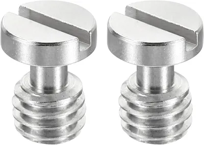 Productafbeelding van Statief Schroeven - Camera Schroef - Apparatuur Bevestigen - Roestvrij Staal - 2 Stuks 16mm - Zilver