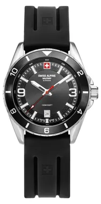 Produktbild von Swiss Alpine Military Herrenarmbanduhr Sierra Schwarz 7034.1837