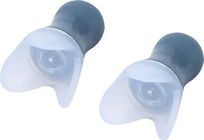Produktbild von Schwimmen Wasserdichte Ohrstöpsel Fliegen Lärmreduzierung Silikon Ohrstöpsel mit schwarzer Dichtung BottleGray Earplug