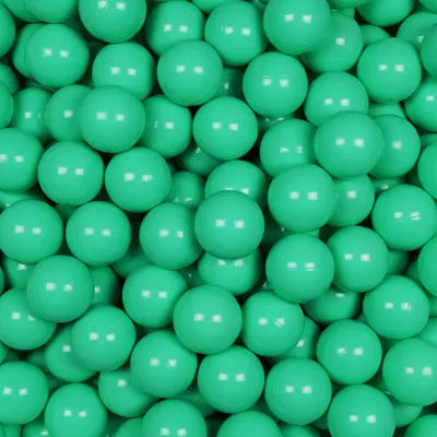 Produktbild von 50 Stück Spielbälle 7 cm Mint aus Plastik, ungiftig und sicher für Kinder Bällebad