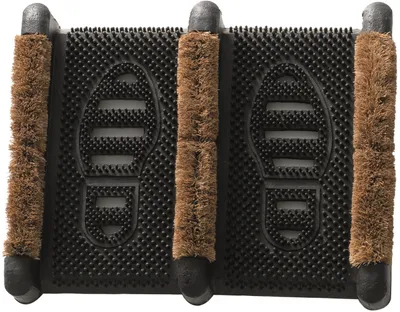 Produktbild von Betz Fußmatte Fußabstreifer Schmutzfangmatte Cleaner Farbe schwarz/braun Größe 33x39cm