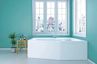 Produktbild von Raumsparbadewanne Rechts