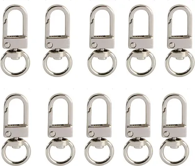 Produktbild von INF Verschlusshaken-Set - 10 Stück,  Silber