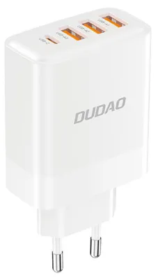 Produktbild von Dudao A5HEU 20W Ladegerät mit 3x USB-A und USB-C – Schnellladung für unterwegs KP41378