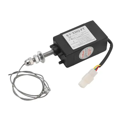 Obrázek produktu pro Elektromagnetický ventil pro zastavení vznětového motoru Servomotor pro ovládání generátoru Elektromagnetický ventil pro vypnutí motoru Zapnuto NE 12V