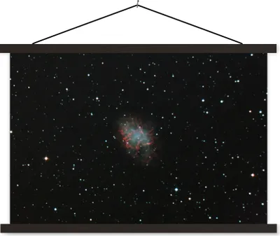 Produktbild von MuchoWow® Textilposter Die Konstellation des Stiers im Universum 90x60 cm mit schwarzem Rahmen - Aufhängungssatz