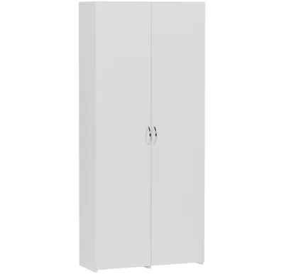 Obrázok produktu pre Regálová skriňa s policami, 80 cm, skriňa FRAMIRE B-80-2D, biela
