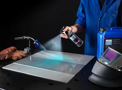 Produktbild von ELMAG Anti-Spritzer-Trennmittel ABIBLUE 10 lt. Emulsion, (Farbindikator, unbrennbar & silikonfrei) für Anwendung am Schweißmaterial