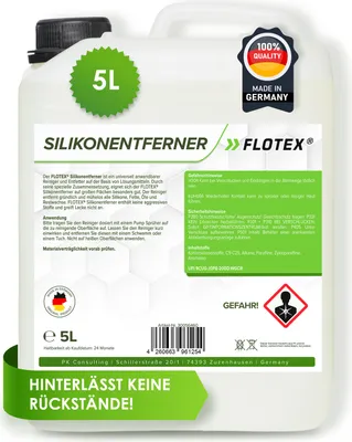 Produktbild von Flotex Silikonentferner, 5L Autolack Silikonreiniger Silikonreste Entfetter