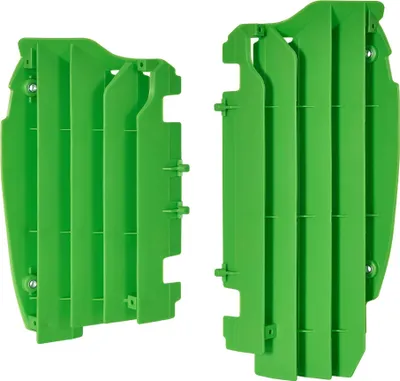 Obrázek produktu pro Kryt chladiče Polisport zelený pasuje na Kawasaki KX450F