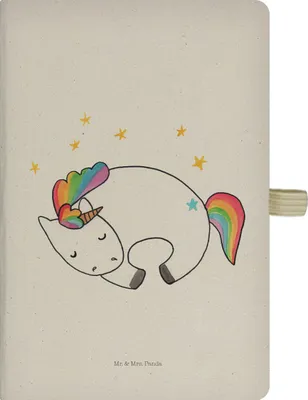 Produktbild von Mr. & Mrs. Panda Adressbuch Einhorn Nacht - Transparent - Geschenk, notizbuch, Freundin, Einhörner, Unicorn, Menschen, Tagebuch, Journal, Traum, Kladde, A5
