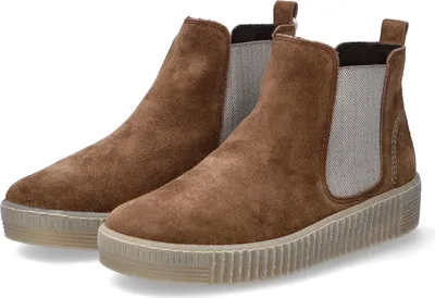 Zdjęcie produktu dla Gabor Chelsea Boots Ladies Suede Brown Rozmiar: 8