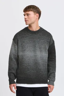 Immagine prodotto di !Solid SDNohan Maglione da uomo in maglia grossa con collo rotondo e bordi a costine, vestibilità comoda