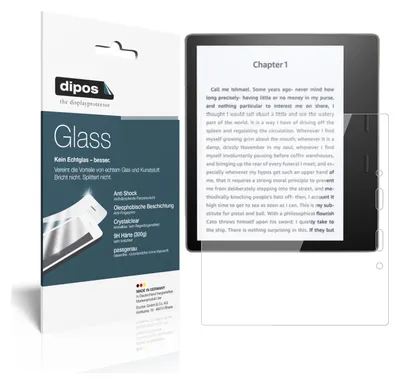 Zdjęcie produktu dla 2x folia ochronna do Amazon Kindle Oasis (2019) - folia antywstrząsowa 9H dipos Glass szkło plastikowe