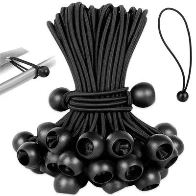 Image de Lot de 50 attaches de câble élastiques pour fixation
