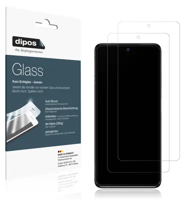 Produktbild von 1x Schutzfolie für Xiaomi Poco X3 Pro matt - Anti-Shock 9H Folie dipos Glass Kunststoffglas