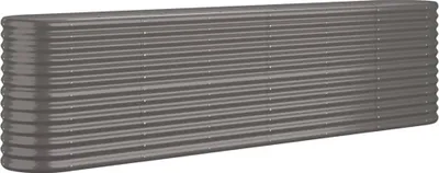Produktbild von vidaXL Hochbeet Verzinkter Stahl 260x40x68 cm Grau