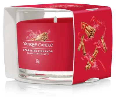 Productafbeelding van Yankee Candle Sparkling Cinnamon, kaars, rood, 1 stuk