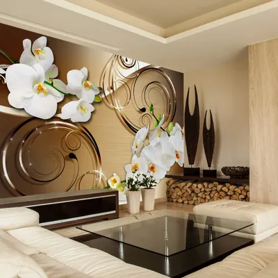 Produktbild von Basera Selbstklebende Fototapete Orchideenmotiv b-A-0065-a-d, mit UV-Schutz, 98x70 cm