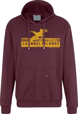 Produktbild von Übergrößen Kapuzen-Sweatshirt AHORN SPORTS Channel Island orange Maroon Red 3XL