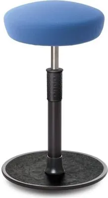 Produktbild von Sitz- Stehhocker Free Tall Hutsitz Gestrick Hellblau schwarz /schwarz.