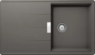 Produktbild von Schock Unterbauspüle Cristadur Tia D-100LS U Silverstone SIL Exzenterbedienung