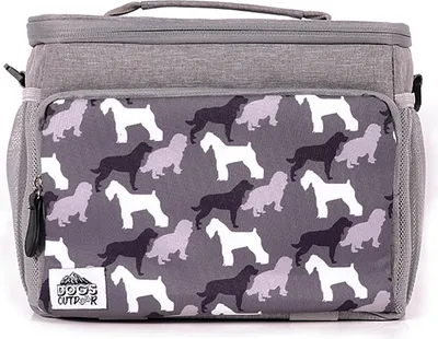 Image de Biggdesign Dogs Heat Insulated Bag, Cooler Lunch Box, Waterproof and Leakproof Insulated Lunch Bags for Men and Women, Picnic Cooler Bags, Adult Lunch Boxes, 10 L, Grey